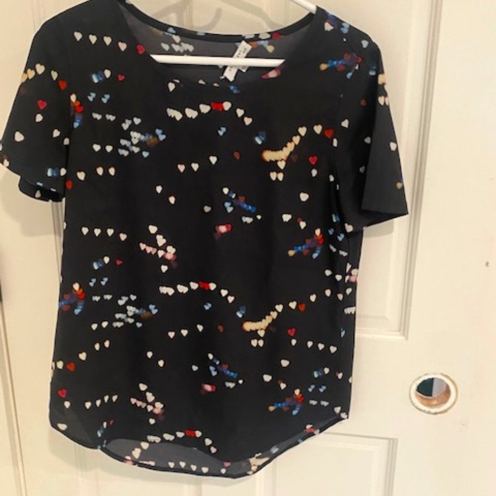 Equipment Short Sleeve Blouse Size XS